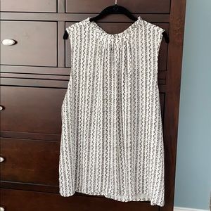 NWOT sleeveless blouse from loft.